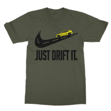Load image into Gallery viewer, BMW JUST DRIFT IT Yellow Bmw E36  Adult T-Shirt